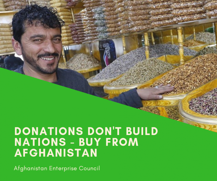 Buy From Afghanistan: Donations dont build nations