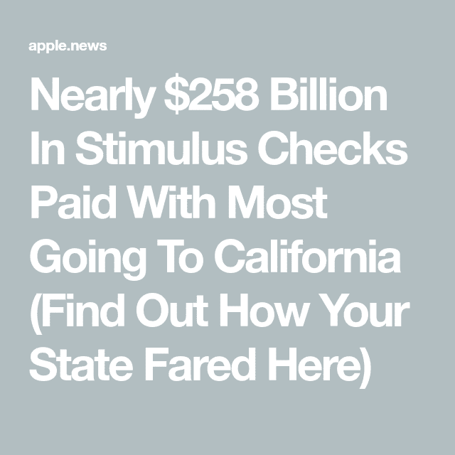 How To Get California Stimulus