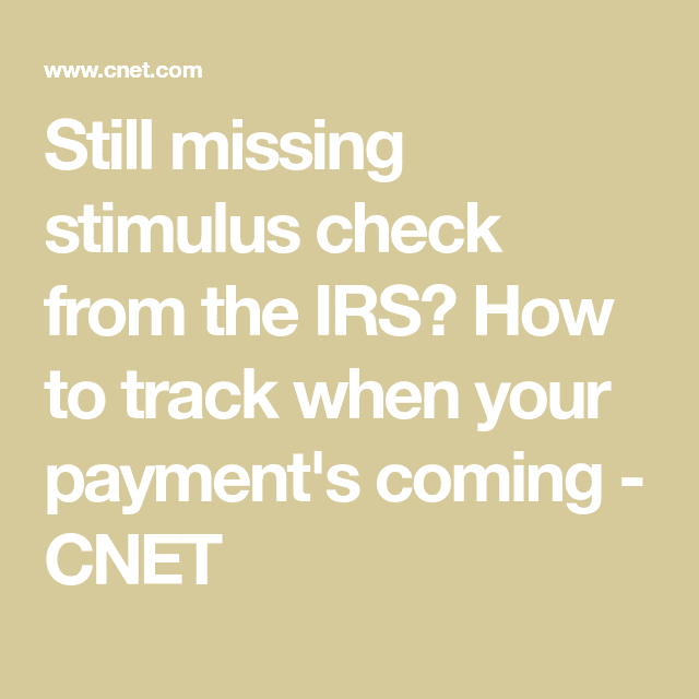 Irs Phone Number For Missing Stimulus Check