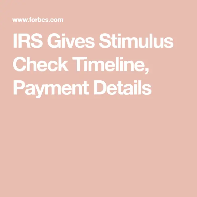 Irs Stimulus Payment Account