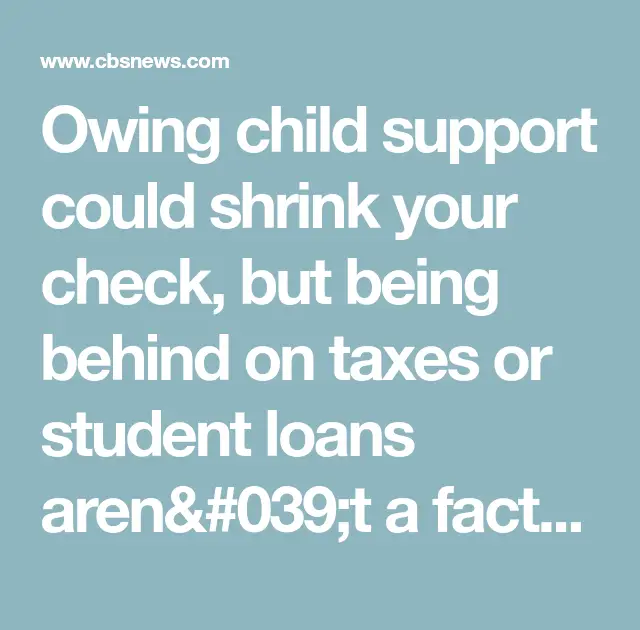 Stimulus Check Irs And Child Support