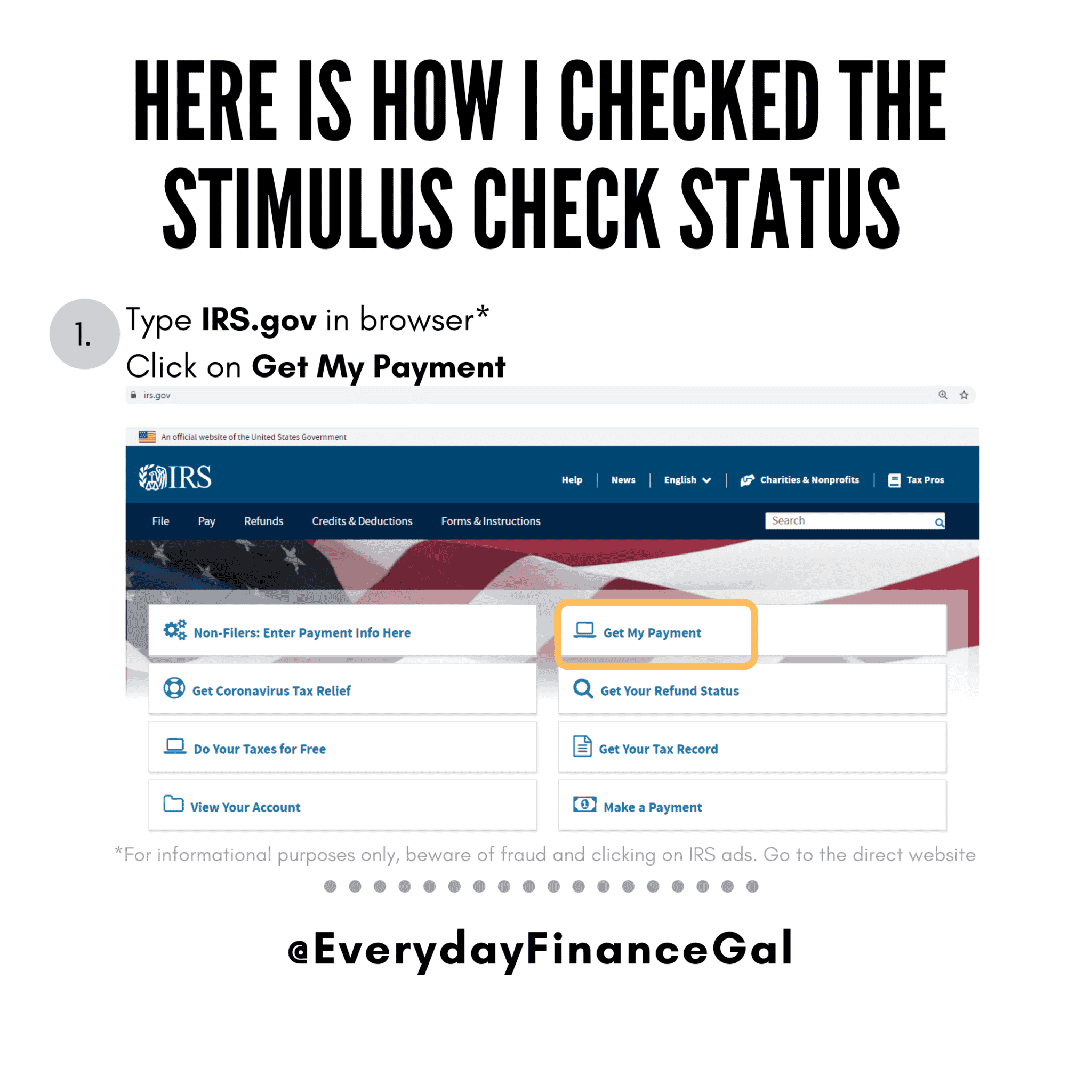 Stimulus Check Status