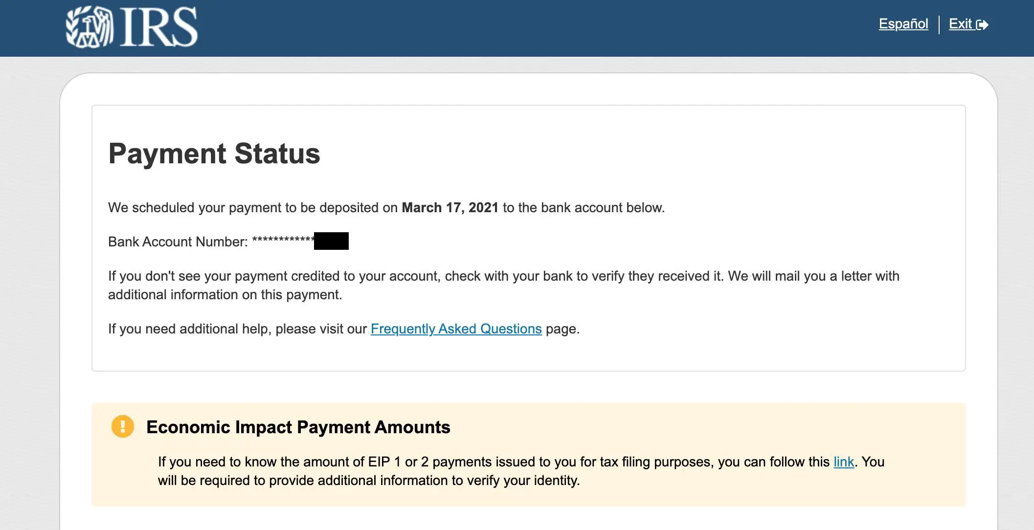Track your $1,400 stimulus payment: IRS Get My Payment tool now live