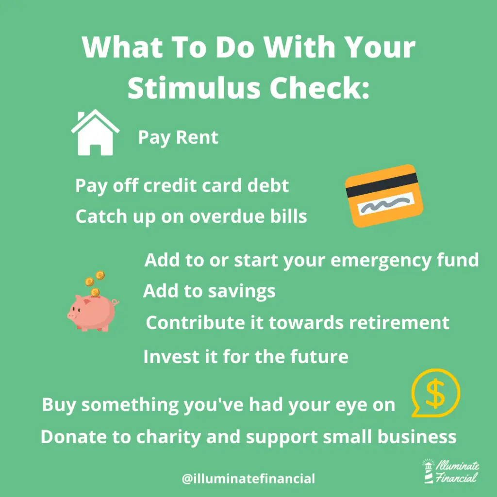 What To Do With Your Stimulus Check  Illuminate Financial