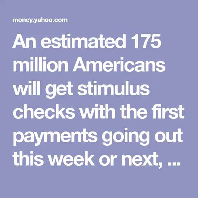 Who Will Get Stimulus Checks First